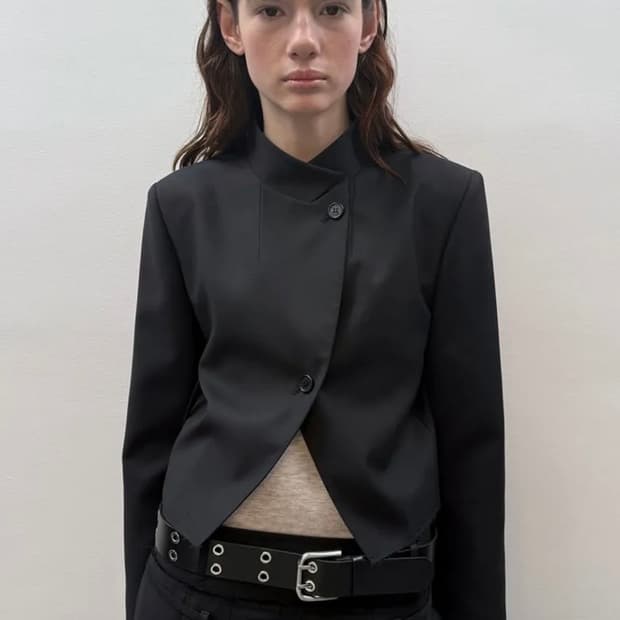 다이애그널 DIAGONAL STRAP JACKET (black)