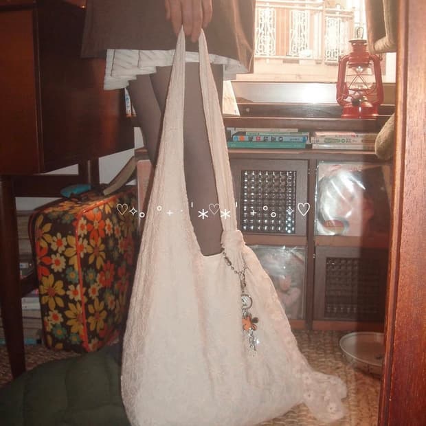 다인리 레이스 가방 숄더백