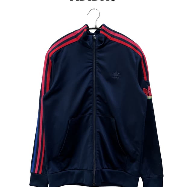 아디다스 키즈/우먼스 3D 트랙탑 져지 네이비