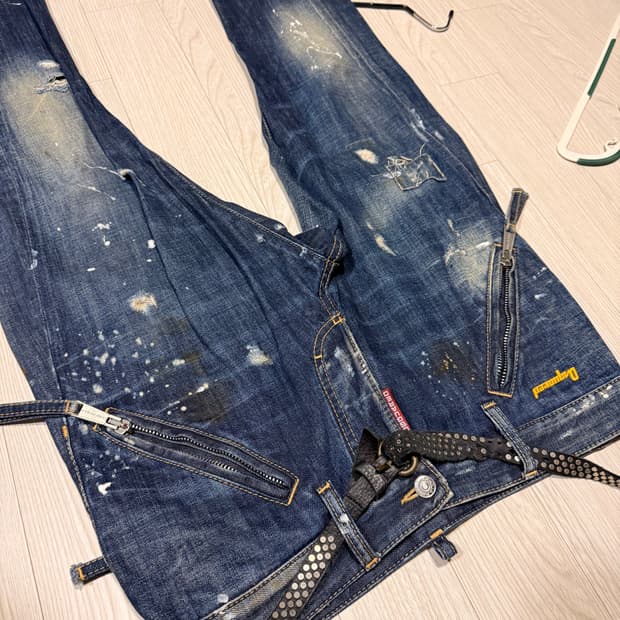 디스퀘어드/콜마이너 페인트더티진/48