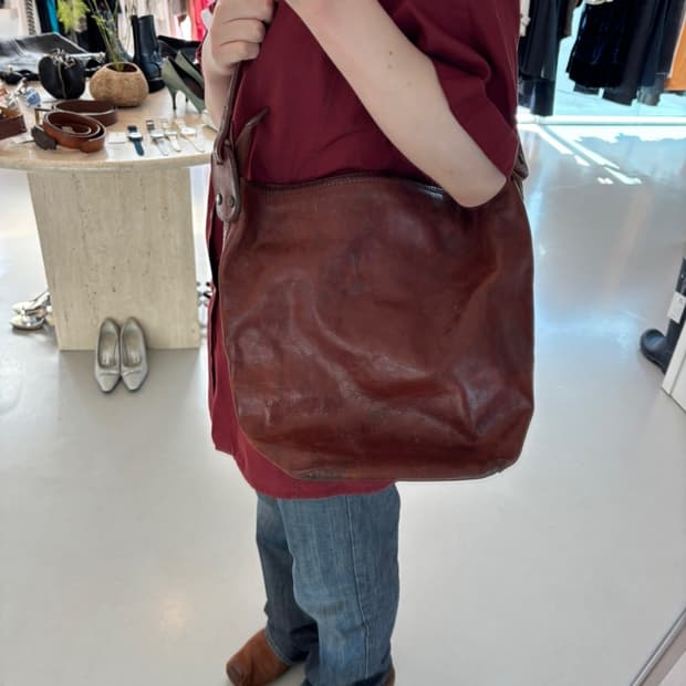 Nicole St Gilles Leather Bag