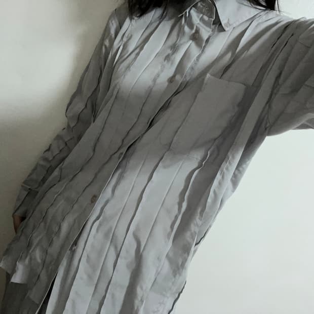 이세이 미야케 플리츠 셔츠