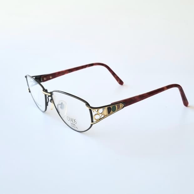 데드스탁 CHAOS  티탄P 오벌형 콤비 안경 1118