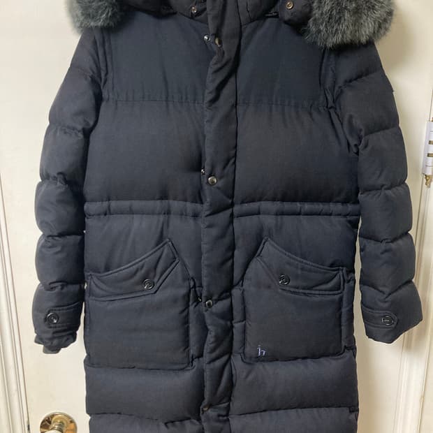 헤지스 키즈 구스다운 롱패딩 165(15Y)