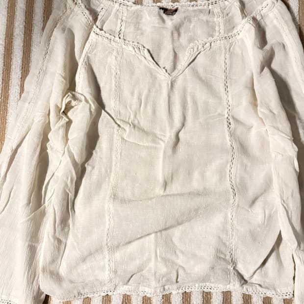 빈티지 레이스 상의 블라우스