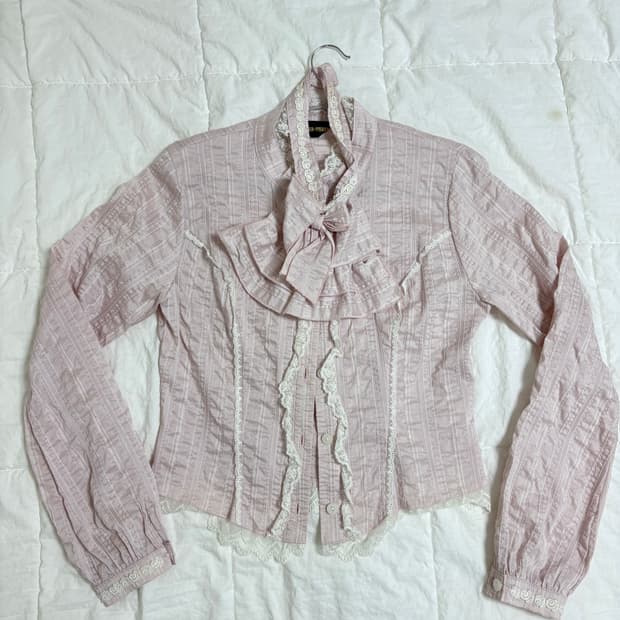 아뜰리에 피에롯 atelier pierrot 로리타 리본 블라우스