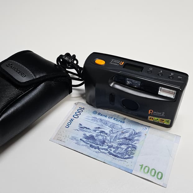 작례O 스냅 최강 교세라 p 미니 2 필름카메라 빈티지 필카