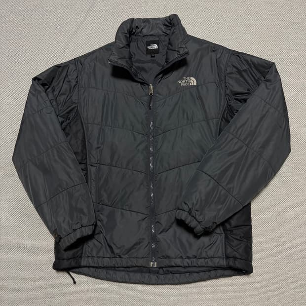 노스페이스 배색 경량패딩 자켓