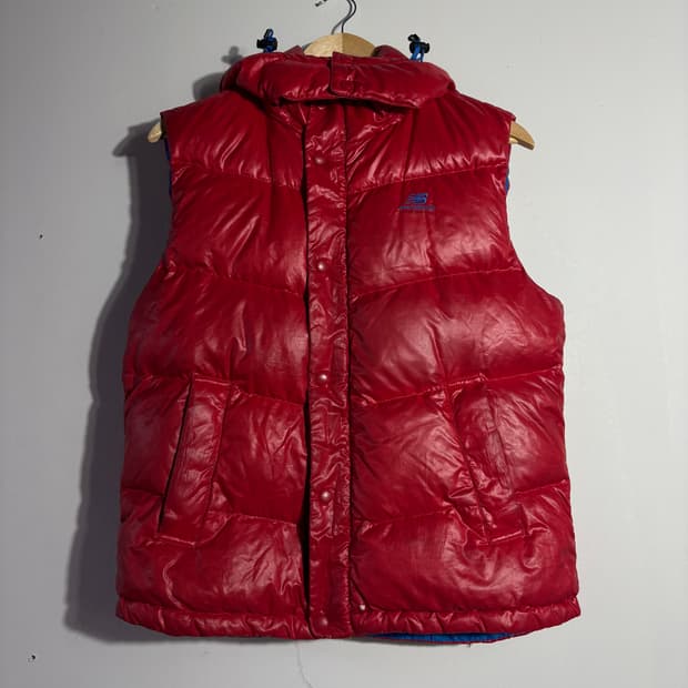 뉴발란스 빈티지 레드 패딩 베스트 (무료배송)