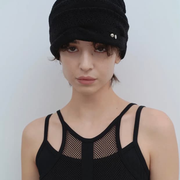 밀로우먼 포인텔 심볼 비니 [블랙]