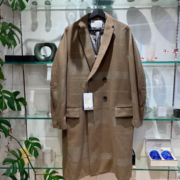 KOLOR melton coat