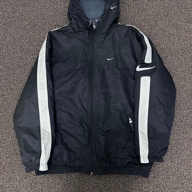 NIKE 나이키 올드스쿨 스우시 기모 점퍼 자켓 L
