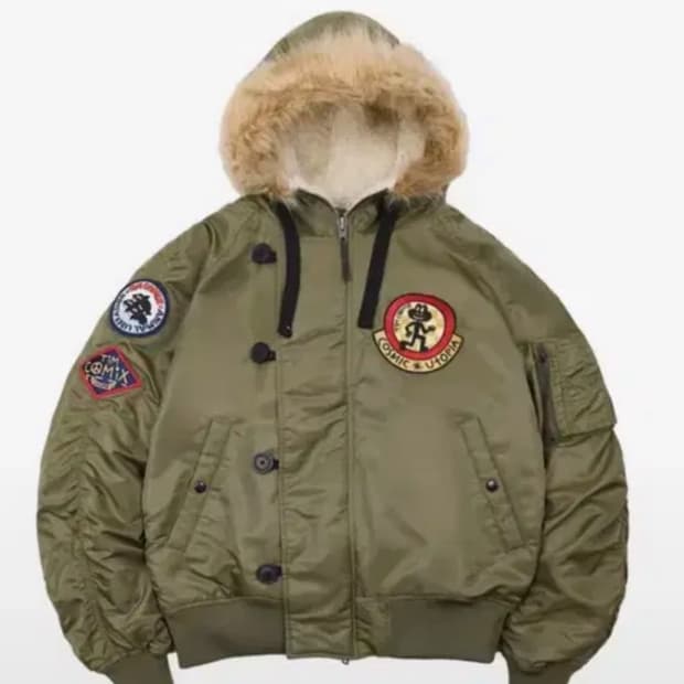 팀코믹스 ma-1 카키 m사이즈