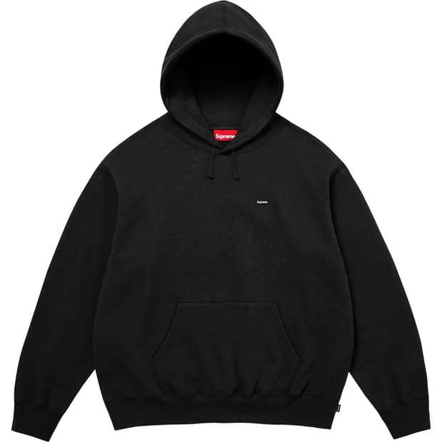 슈프림 스몰 박스 후드 스웨트셔츠 블랙 - 25FW M 