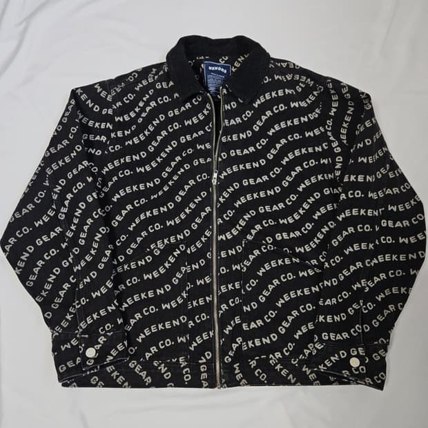 위켄더스 WAVY 데님자켓 워크 코튼 블루종 M