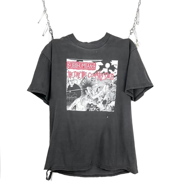 빈티지 00s Subhumans 티셔츠