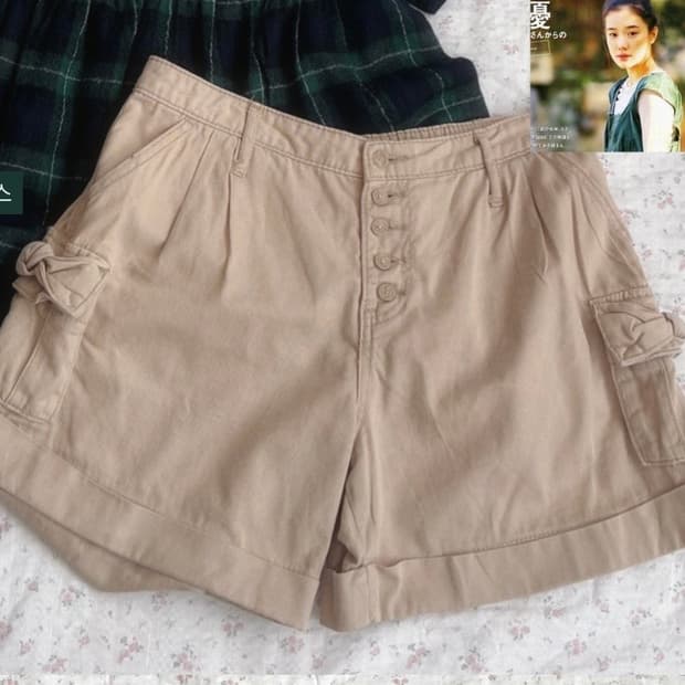 모리 리본 숏팬츠