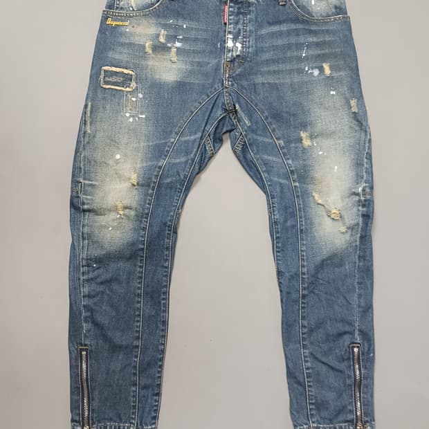 [36] 디스퀘어드2 콜마이너 바이커진 청바지