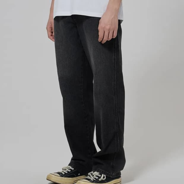 디키즈 블랙 릴렉스드 데님