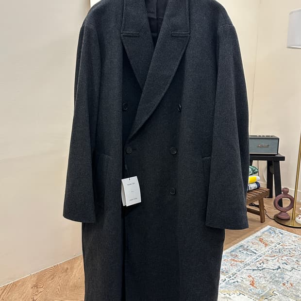 [새제품] 마시모두띠 리미티드 오버핏 더블코트 54 다크그레이