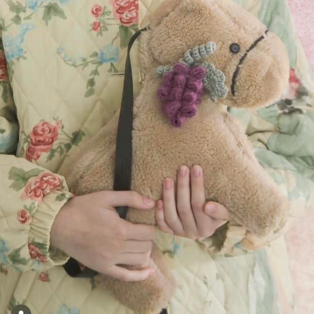 Sinoon Horse Toy Bag (Beige)