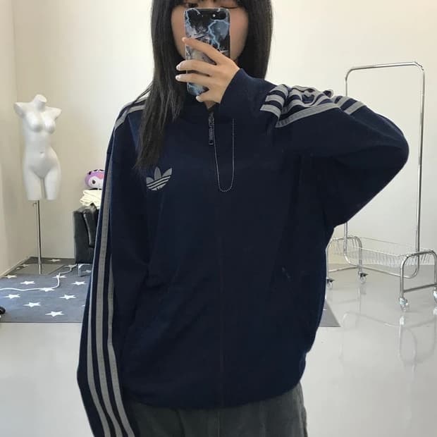 아디다스 파이어버드 네이비 져지
