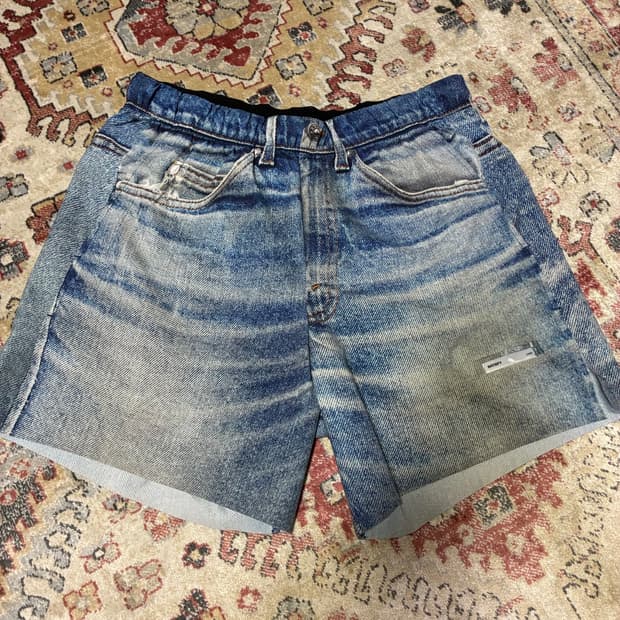 새티스파이 디지털데님쇼츠