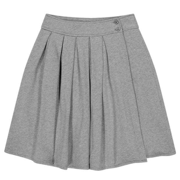 coyseio - cozy sweat wrap skirt melange 