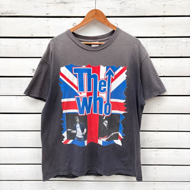 Vintage 빈티지 The Who 06s 투어 밴드티 반팔 티셔츠