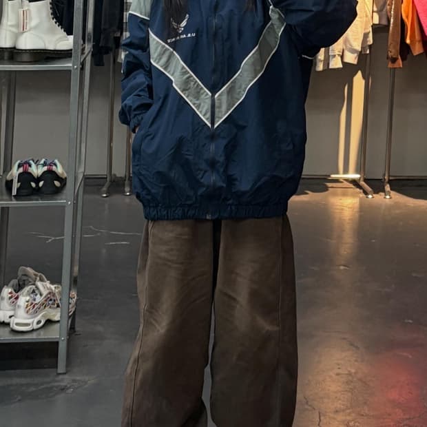 lpfu 미공군 네이비 바람막이자켓 A3372