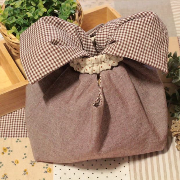 핸드메이드 밴딩 리본 파우치