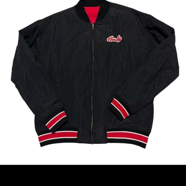 널디 리버시블 바시티 자켓