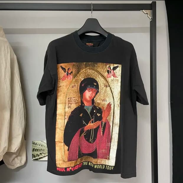 폴메카트니 90s 밴드티