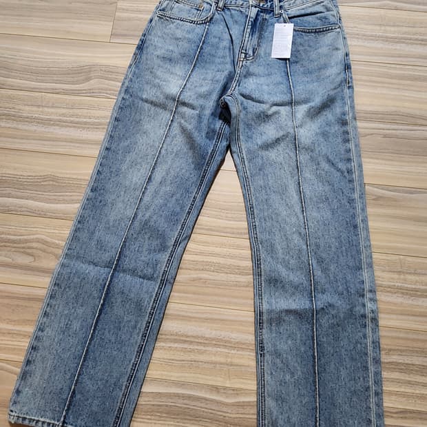 스파오핀턱와이드진청바지30사이즈