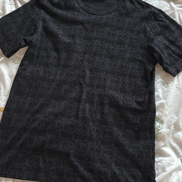 꼼데가르송 옴므 플러스 스컬 반팔셔츠