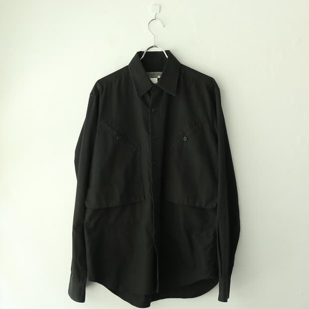 요지 야마모토 뿌르 옴므 블랙 셔츠