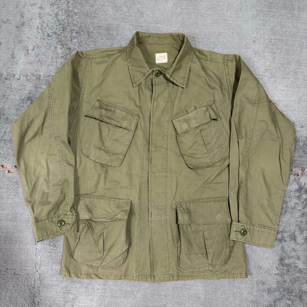 60s 오리지널 미군 정글 퍼티그 자켓 4세대 립스탑