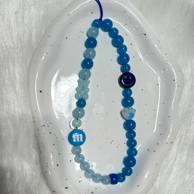 gesumchure 키치 비즈 스트랩💙🩵