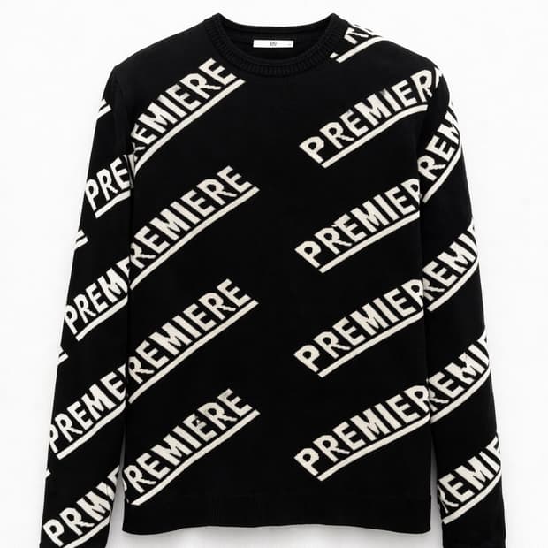 지오송지오 PREMIERE 블랙 니트 100