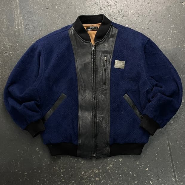 100 게스 90s 리버시블 웨스턴 봄버 자켓 