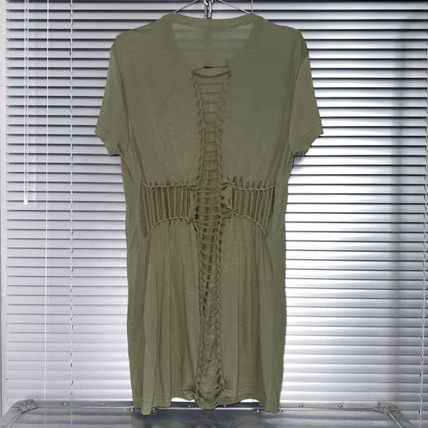 CB 커스텀 00s 빈티지 윙 & 크로스 코르셋 원피스