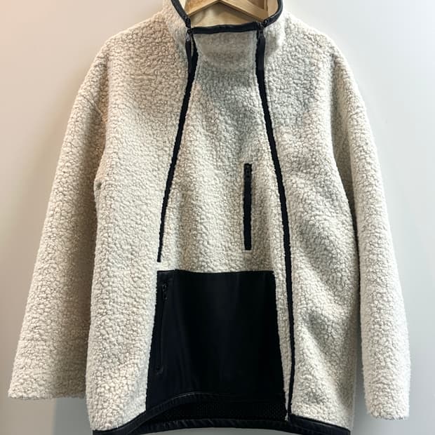 SOE 양가즉 플리스 자켓 (아이보리, M/민트급)