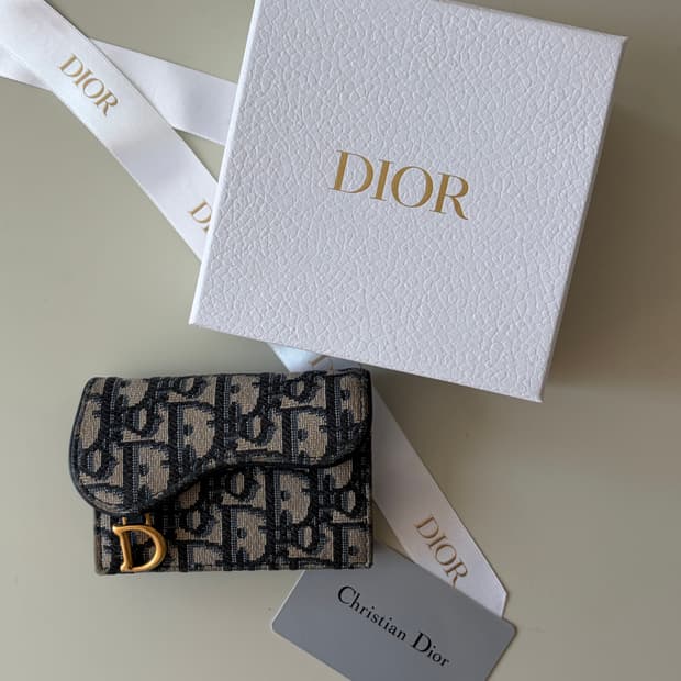 디올 오블리크 카드지갑 