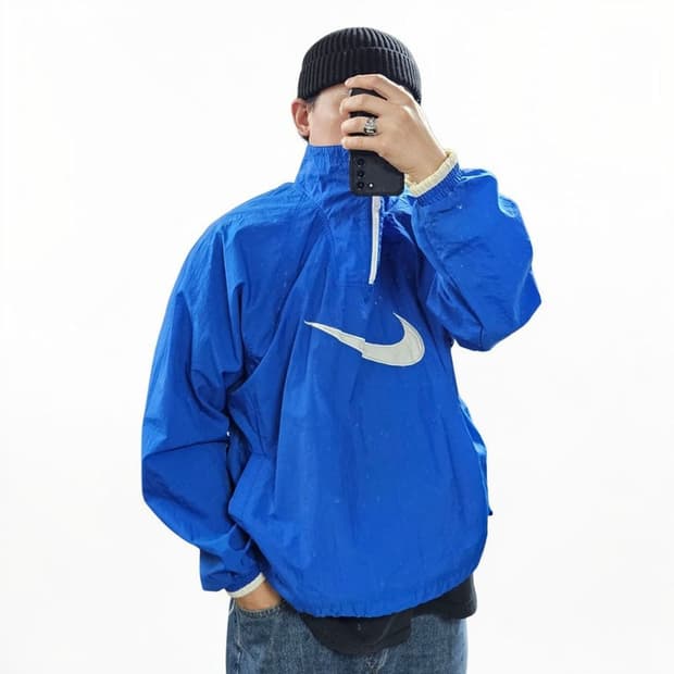 90S 나이키 빅로고 아노락 M0474