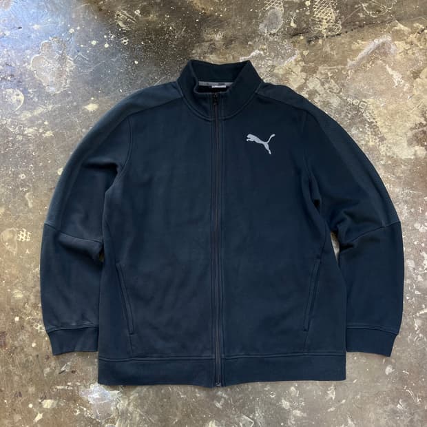 L) 푸마 코튼 트랙자켓 트랙탑져지
