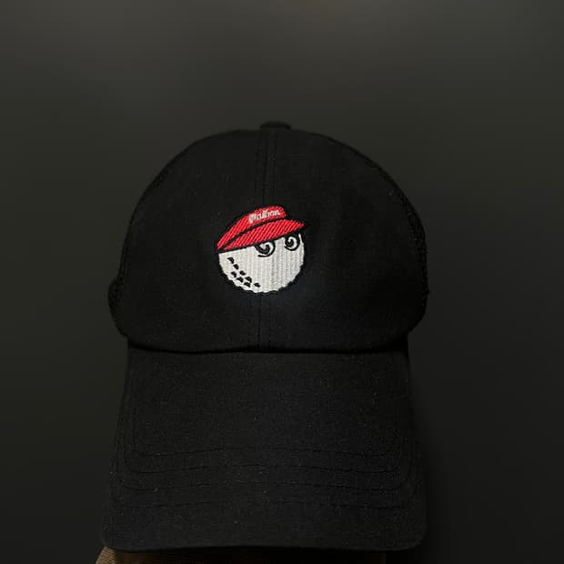말본 블랙매쉬볼캡