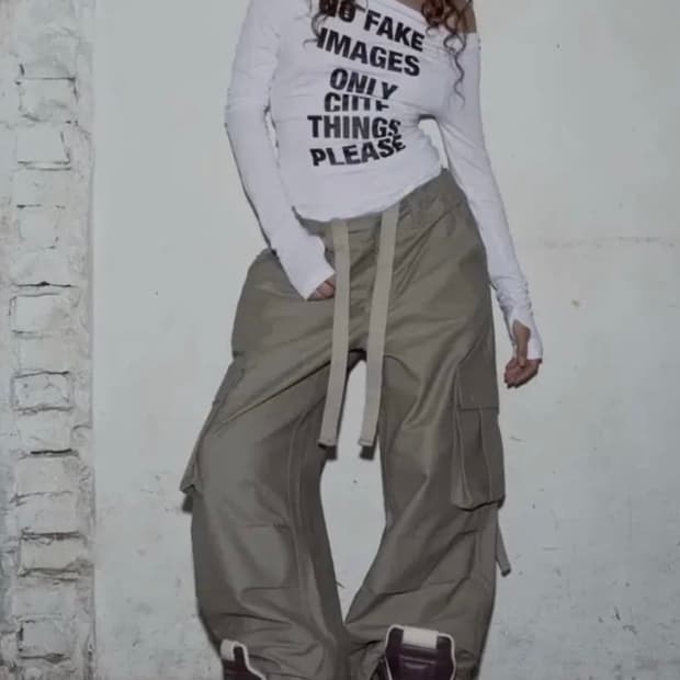 플리즈노팔로우 tax cargo pants 1