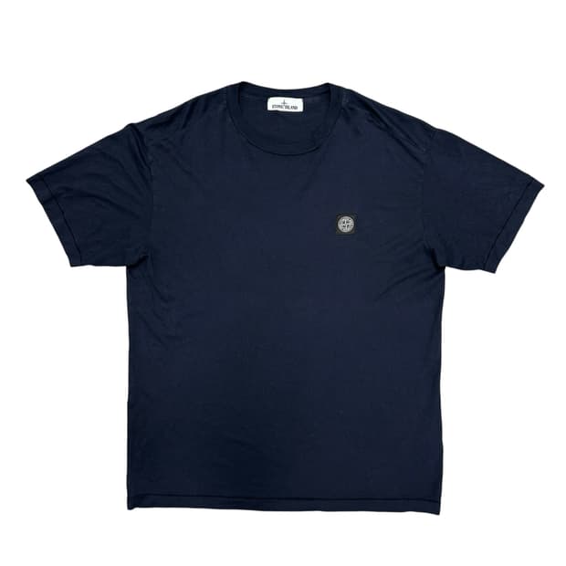 스톤아일랜드 신형 네이비 패치로고 반팔(2XL)