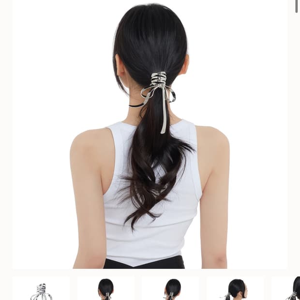 YVMIN Paradise / Ribbon Bow Metal Hair C