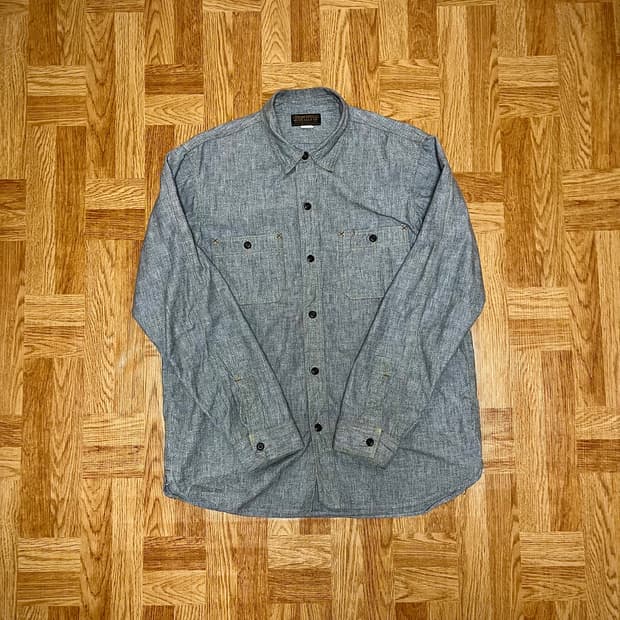 FREEWHEELERS NEAL SHIRT (Black Pepper)